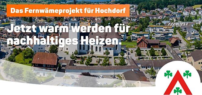 Das Fernwärmeprojekt für Hochdorf. Jetzt warm werden für nachhaltiges Heizen.